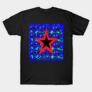 Starman Red Dark Star ziggy T-Shirt